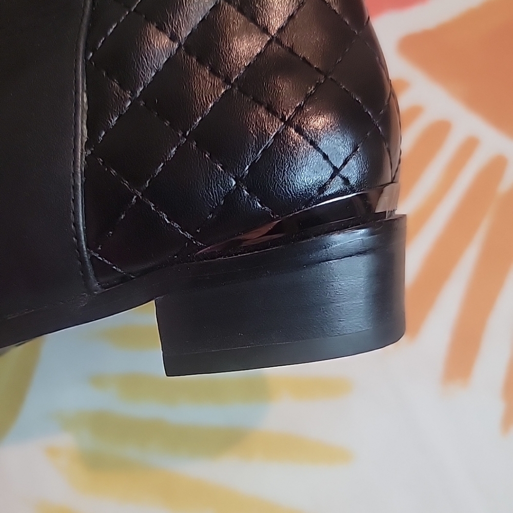 Valdini Women's Quilted Riding Boots Size 6 - Picture 3 of 8